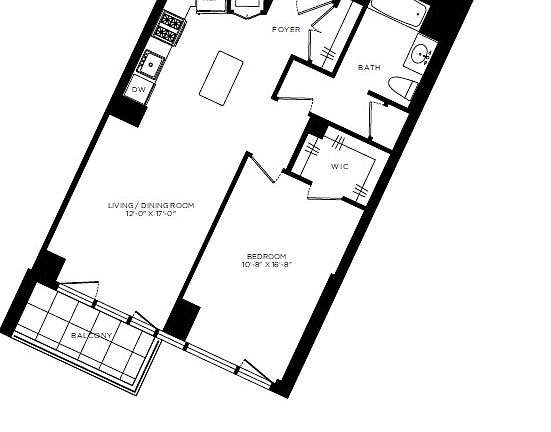 2nd image of 625 W 57th St APT 1508