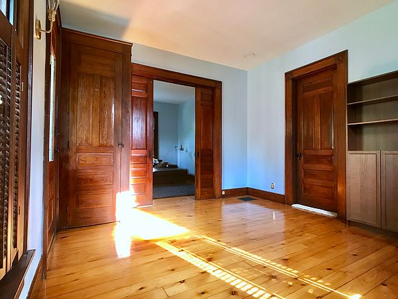 The Front room with bookcase