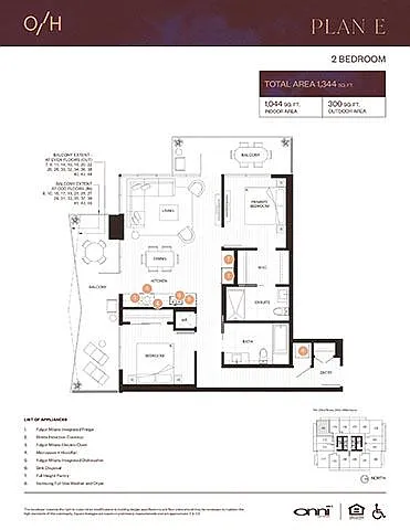 Floor plan Plan E