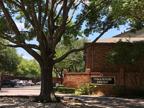 Gated entry with keypad.