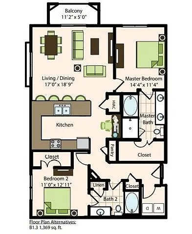Floor plan B12