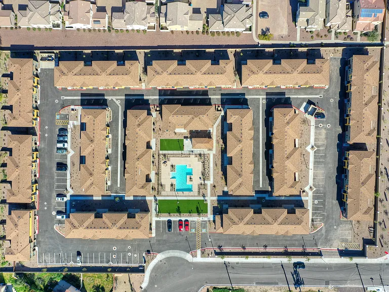 Aerial View Of San Vicente Townhomes