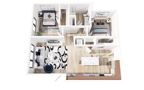 Floor plan Two bedroom