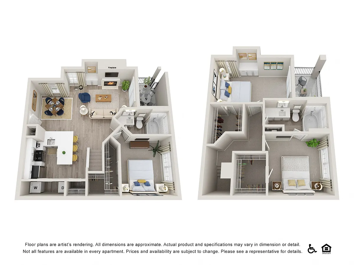 Floor plan Townhome 3