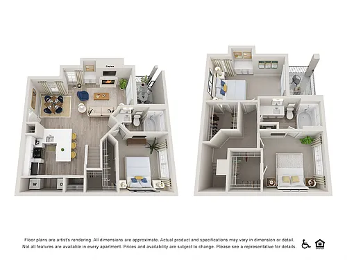 Floor plan Townhome 3