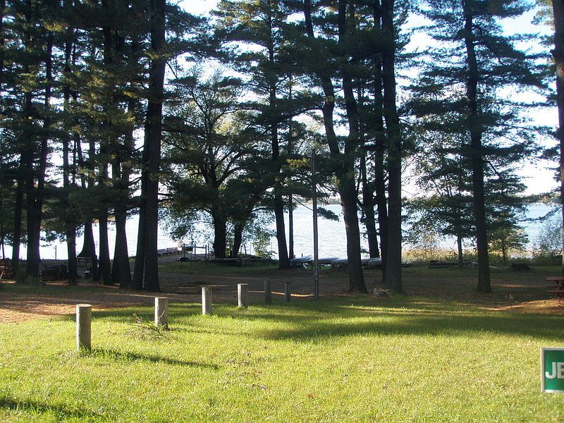 View to Lake
						:
						Notice the majestic white pines!