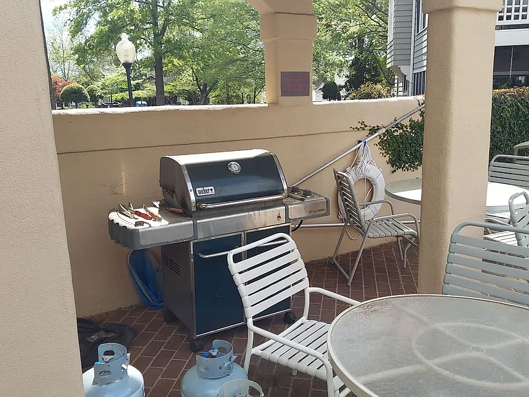 Enjoy grilling out poolside!