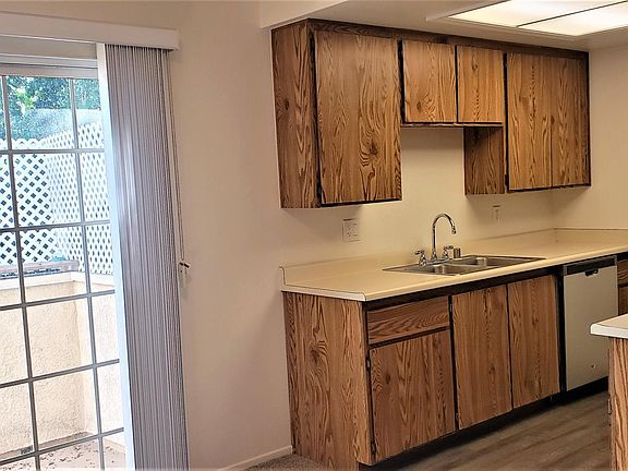 Private balcony next to kitchen