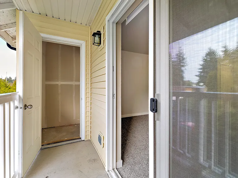 A Standard Balcony / Patio Storage Closet at The Regency Apartments