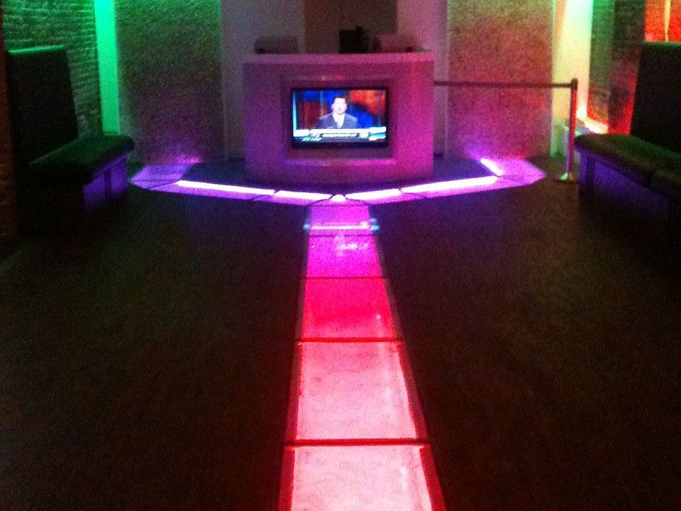 Waterfall in floor