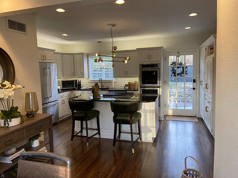 Large island with granite top