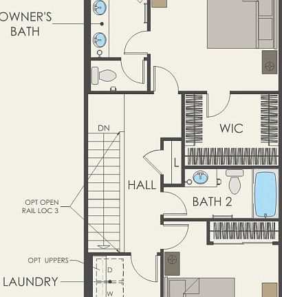 Third Floor 2 br 2.5 ba