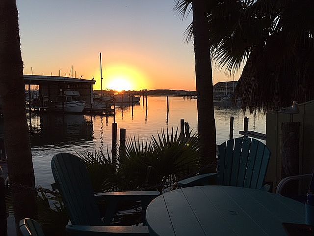 Deck at Sunset 