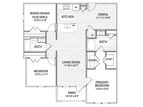 Floor plan Cedar