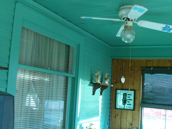 Front porch interior