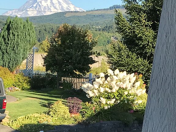 Mt. Rainier View from Porch