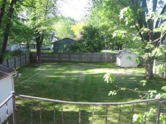 Large back yard