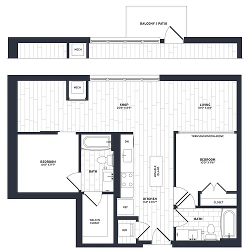 Floor plan B14A
