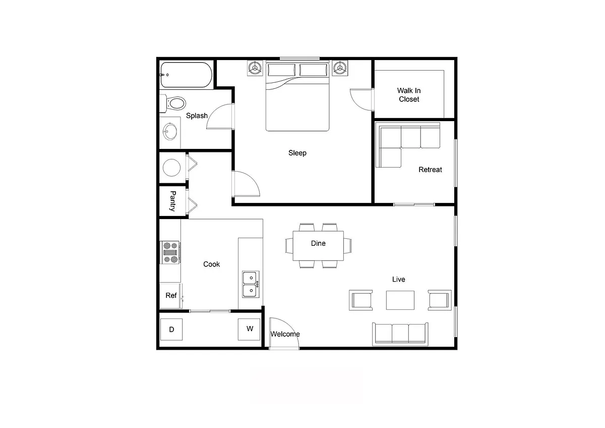 Floor plan A1 - Premium Renovation