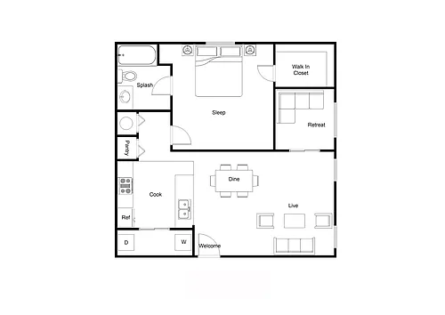 Floor plan A1 - Premium Renovation