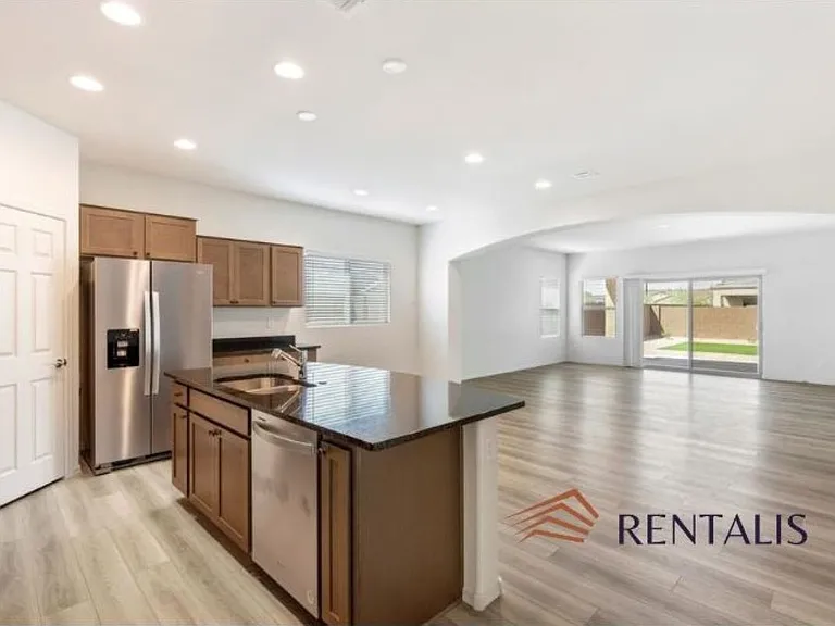 Kitchen from entrance.