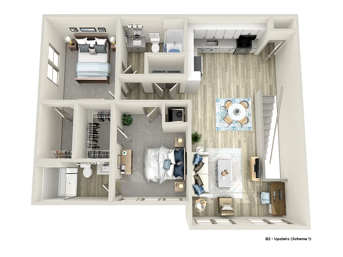 Floor plan B2U