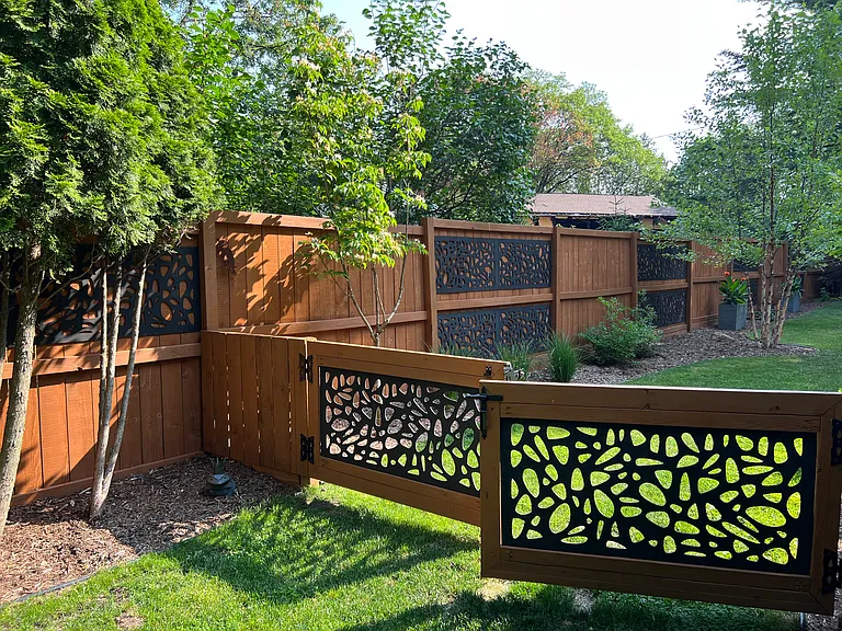 gateway between front and back yards