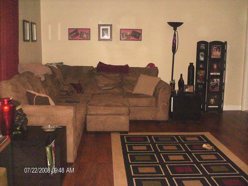 living area from front door