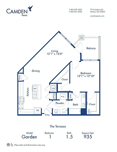 Floor plan Garden