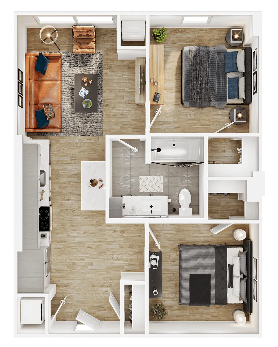 Floor plan B1