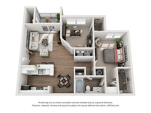 Floor plan The Parkside