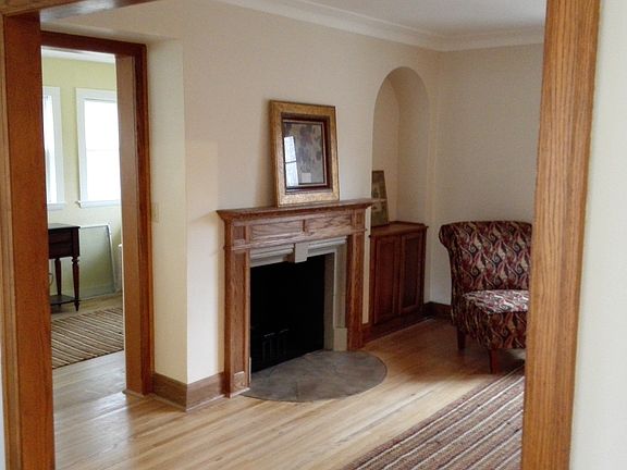 Oak floors and oak millwork