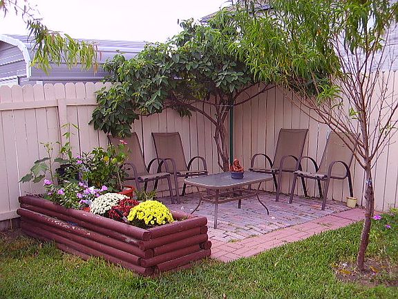Private patio