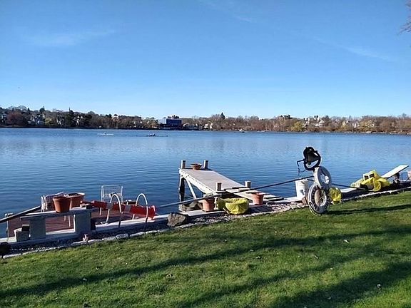 View of Spy Pond from Deck.