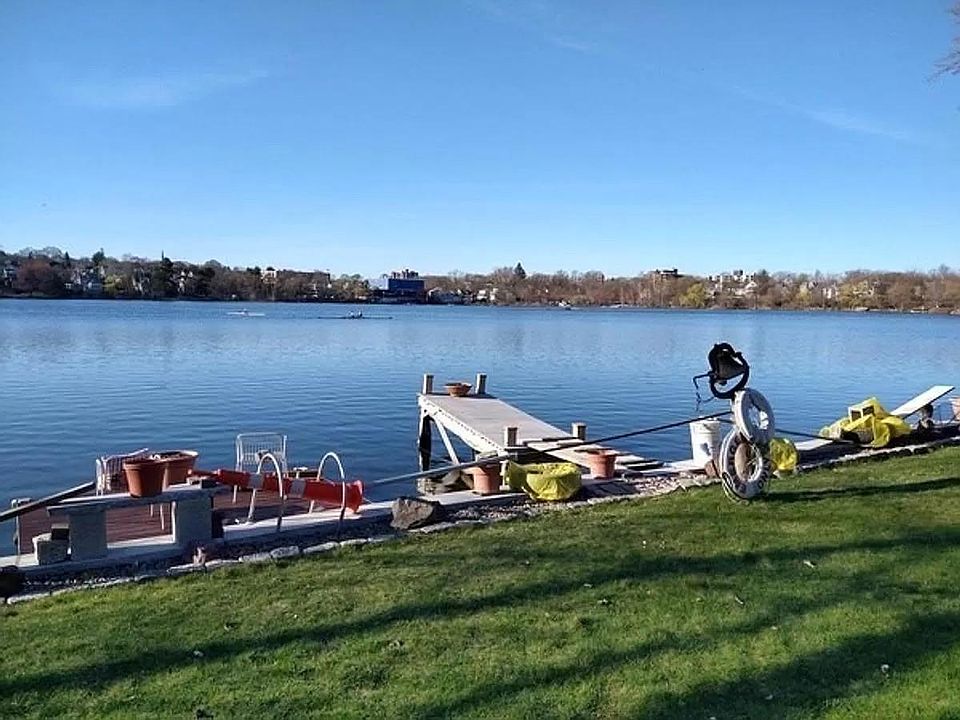 View of Spy Pond from Deck.