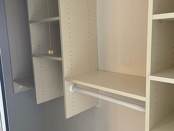 All closets equipped with California closets organizer