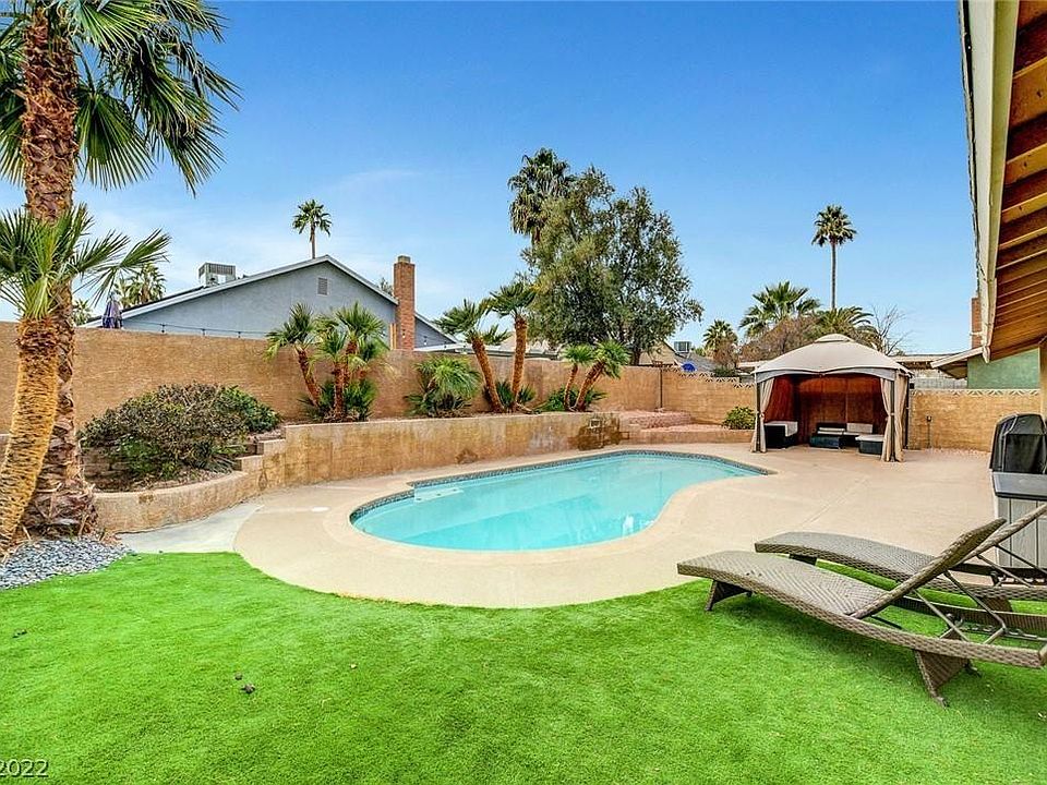 Backyard (cabana not included)