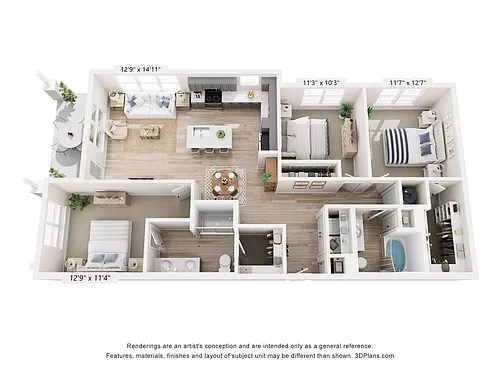Floor plan Green