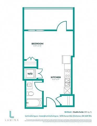Floor plan B107