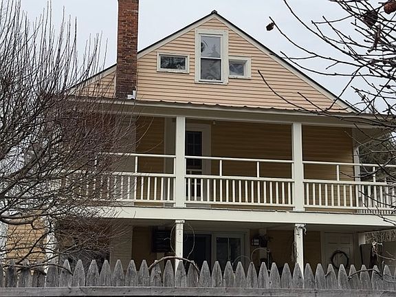 Back of house -second story porch