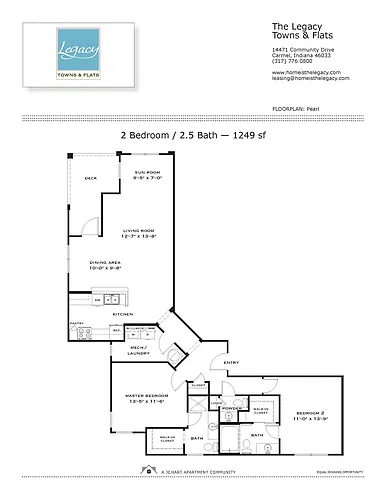 Floor plan Pearl 2.2.5