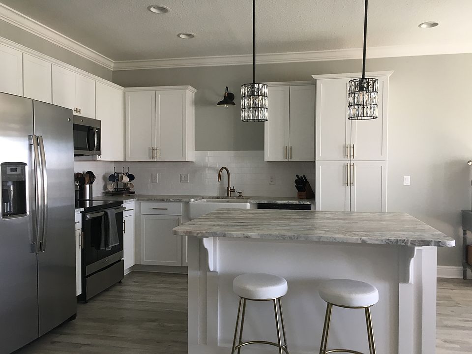 Custom kitchen with island