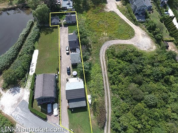 Another aerial shot showcasing  the end of the street location.