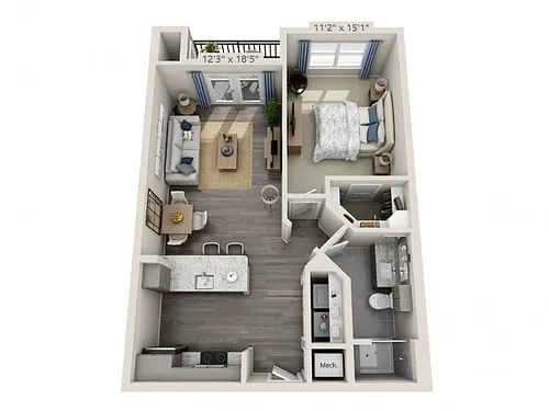 Floor plan A1B