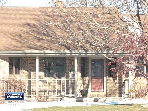 Covered porch welcomes guests