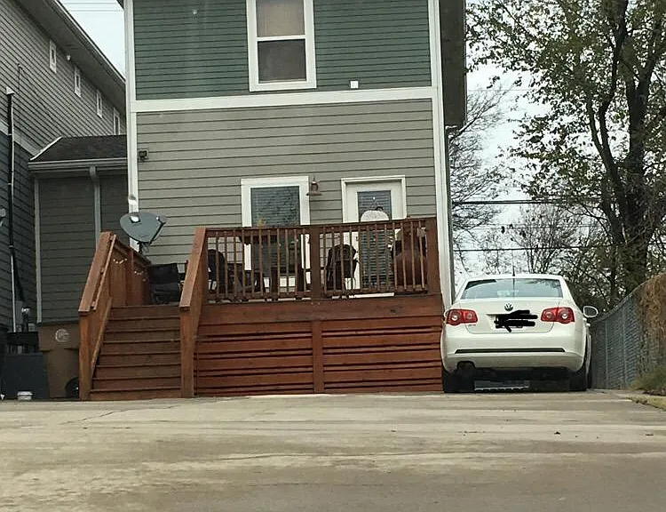 2 dedicated off street parking just off the large back deck
