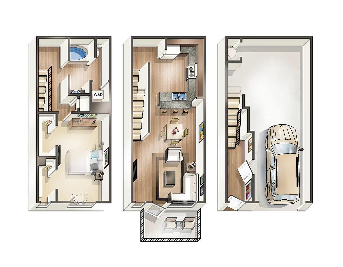 Floor plan A1B-sp