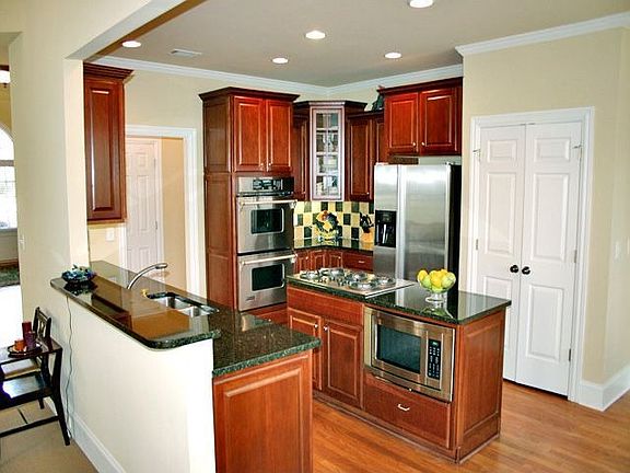 Beautiful Cherry Cabinets with Granite