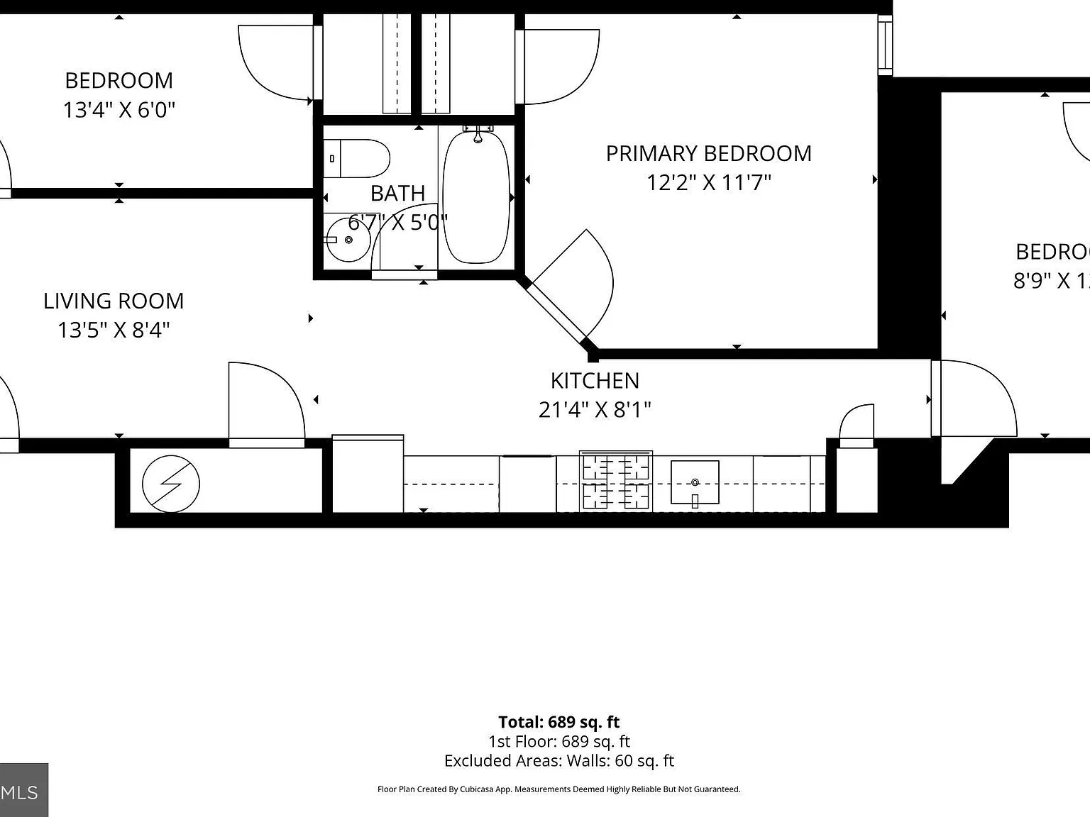 3 bed, 1.0 bath, 650 sqft, $2,475 — Photo 2