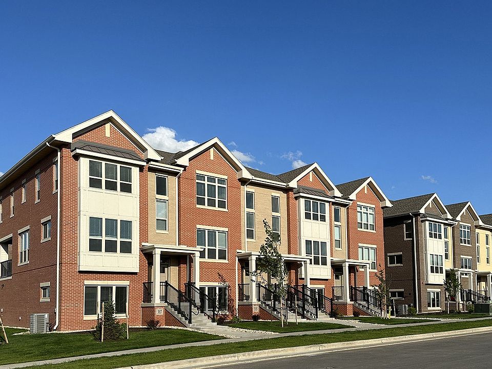 Row Houses with attached 2-car garage
